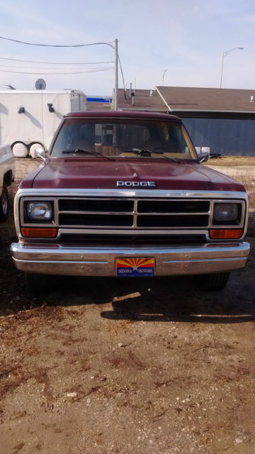 1987 Dodge Ramcharger Base Sport Utility 2-Door 5.2L 1987 Dodge Ramcharger