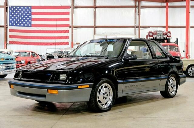 1987 Dodge Shadow Shelby GSX 68126 Miles Black Coupe 2.2L Turbocharged I4 5-Spee 1987 Dodge Shadow Shelby GSX