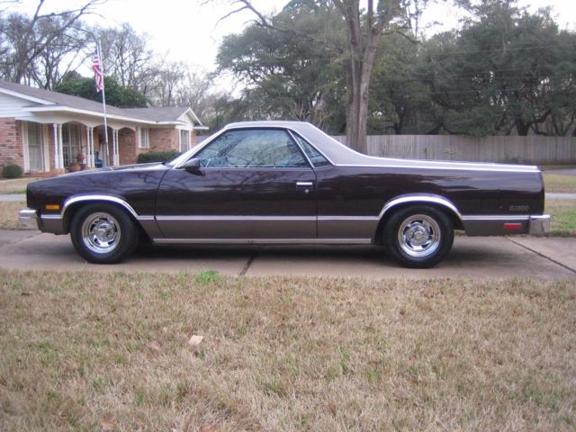 1987 El Camino, New Paint, Chrome Wheels, Like New Michelin Tires 1987 Chevrolet El Camino