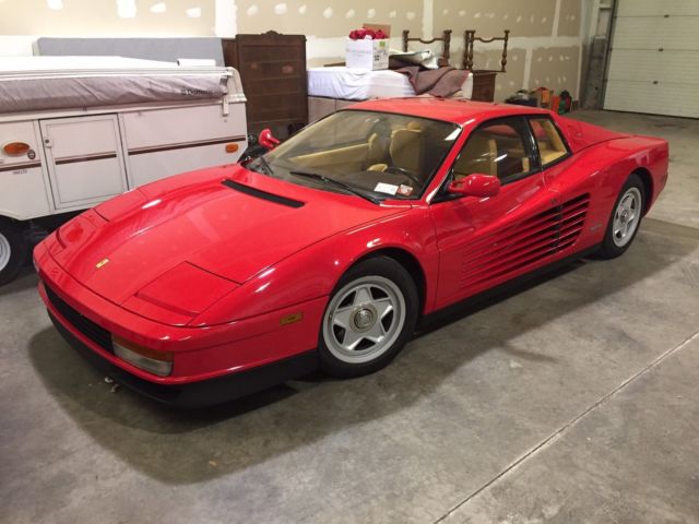 1987 FERRARI TESTAROSSA 8k MILES PRIVATE SELLER 1987 Ferrari Testarossa