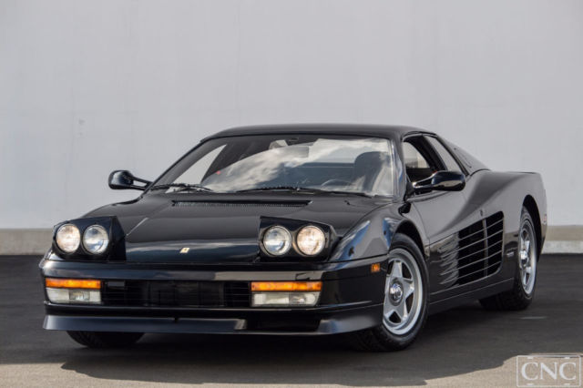 1987 Ferrari Testarossa in Black Only Fresh Major 8k Miles CNC Motors California 1987 Ferrari Testarossa