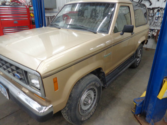 1987 FORD BRONCO II MV: GOLD, 6 CYL, ENGINE TURNS OVER BUT DOESNT START 1987 Ford Bronco II