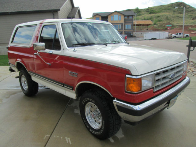 1987 Ford Bronco XLT 4x4 ,SURVIVOR, 95K ORIGINAL MILES, AMAZING CONDITION, NR 1987 Ford Bronco XLT