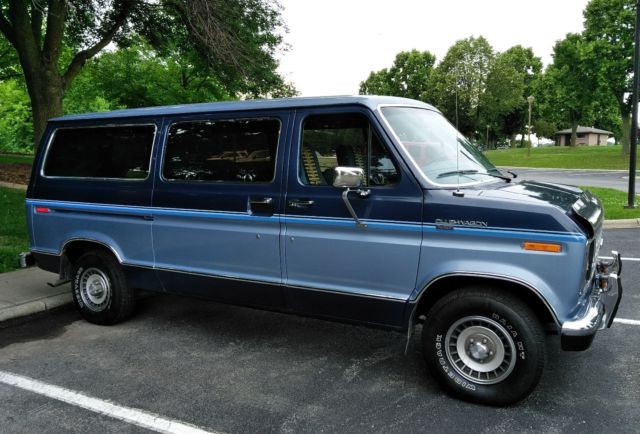 1987 Ford Club Wagon Passenger Van 1 OWNER ONLY 46,000 mi. RUST FREE LOOK NO RES 1987 Ford Other Club Wagon