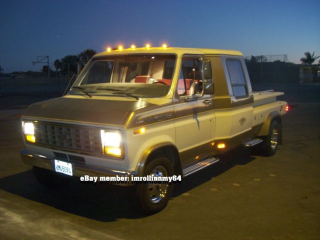 1987 Ford Custom E350 Turbo Diesel 5th Wheel Hauler One-of-a-kind NICE!!! 1987 Ford Other Pickups deluxe
