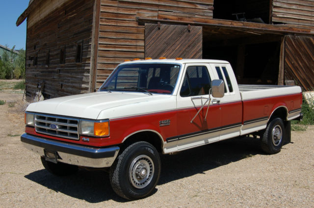 1987 Ford F-250 XLT SuperCab 4x4 Original Survivor One Owner Low Miles 71k 1987 Ford F-250