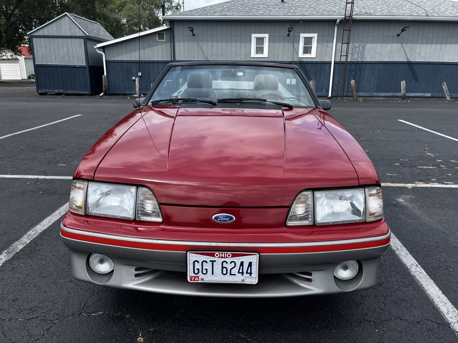 1987 Ford Mustang Convertible Red GT 1987 Ford Mustang GT