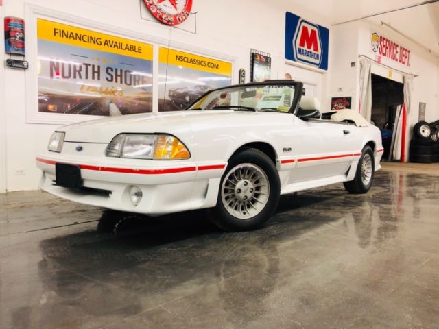 1987 Ford Mustang -GT CONVERTIBLE TRIPLE WHITE ONLY 17k MILES-VIDEO - photo 7