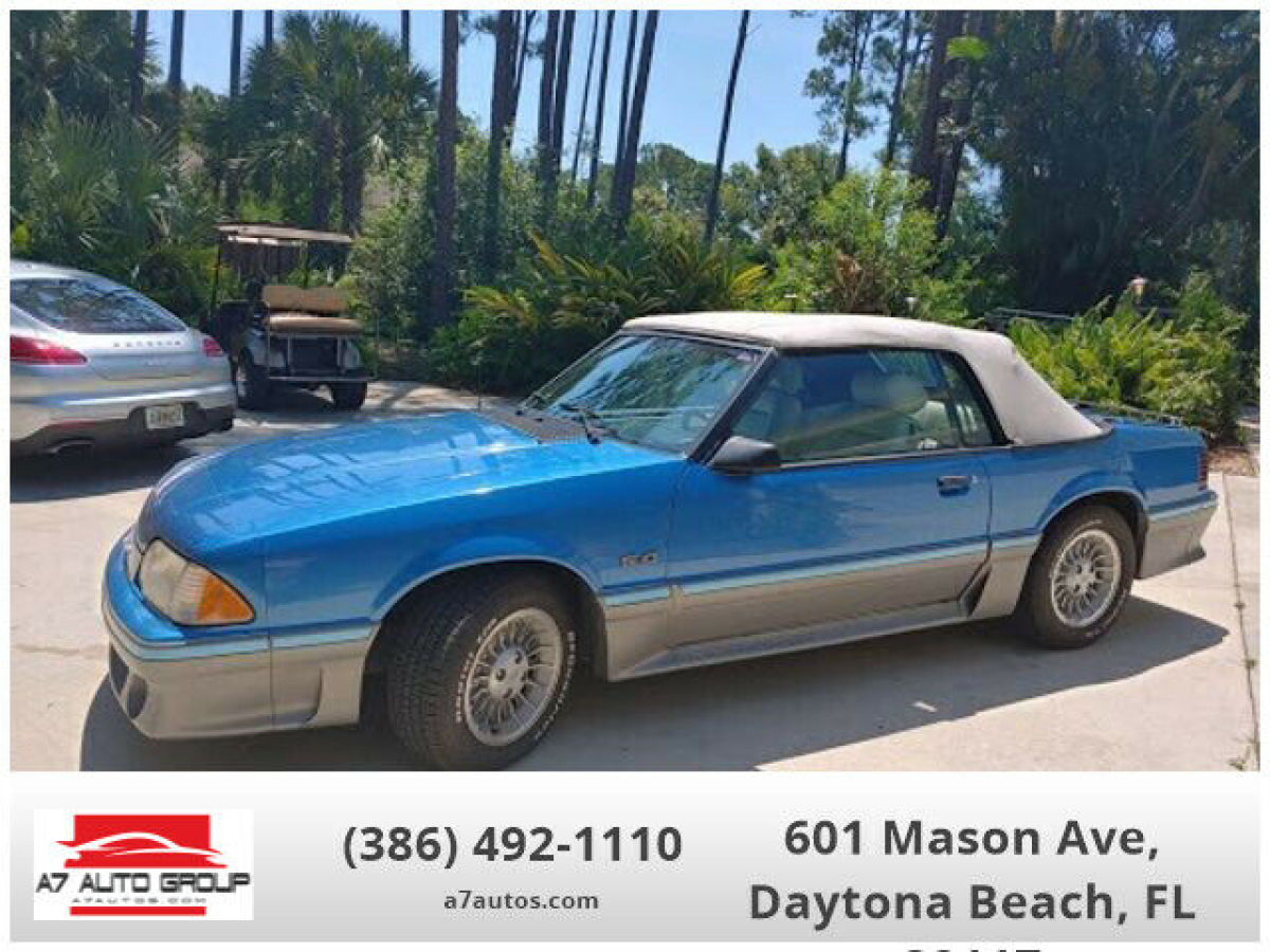 1987 Ford Mustang GT, Blue with 62,000 Miles available now! 1987 Ford Mustang Convertible