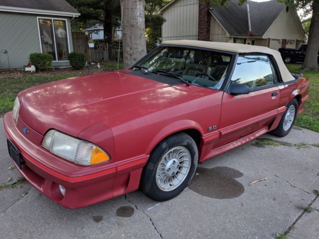 1987 ford mustang gt convertible 5-speed 1987 Ford Mustang