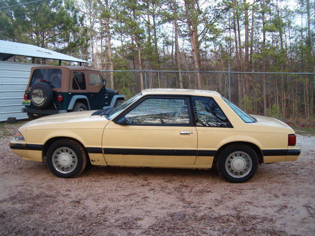 1987 FORD MUSTANG LX NOTCH BACK*FOX BODY*TRUNK CAR*5 SPEED*MANUAL TRANSMISSION 1987 Ford Mustang LX
