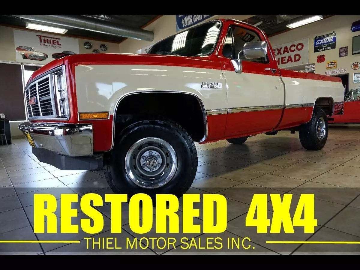 1987 GMC 1500 Sierra 4X4 Chevy K10 RESTORED V8 Auto AC 87 86 85 84 83 82 81 80 7 1987 GMC Sierra 1500 Reg-Cab 4X4