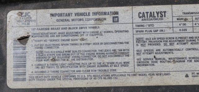 1987 GMC Sierra 3500 Sierra Classic - photo 9