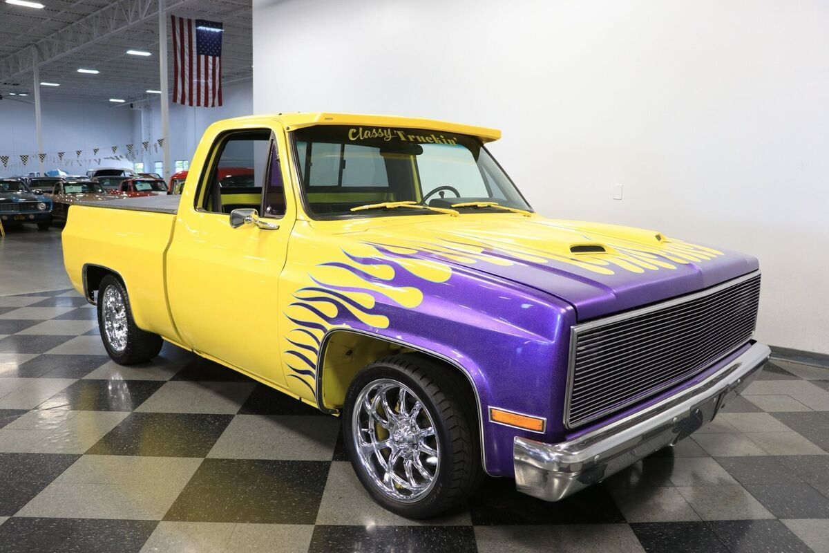 1987 GMC Sierra 1500 Flames and hand painted striping - photo 6