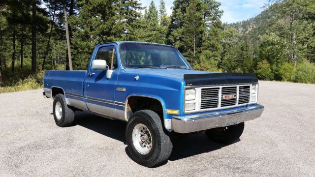 1987 GMC / CHEVROLET SIERRA TRUCK C/K K2500 4x4 EXCELLENT VIRTUALLY RUST FREE 1987 Chevrolet C/K Pickup 2500 Sierra