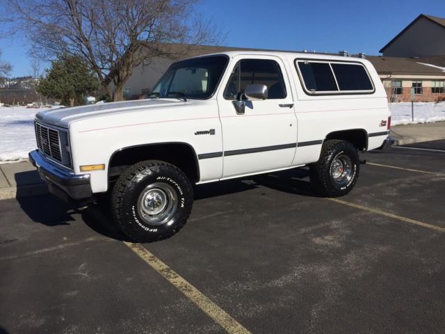 1987 GMC Jimmy Chevrolet K5 Blazer 4x4 Only 73,501 Miles Great Shape NO RESERVE 1987 GMC Jimmy Sierra Classic K5 BLAZER