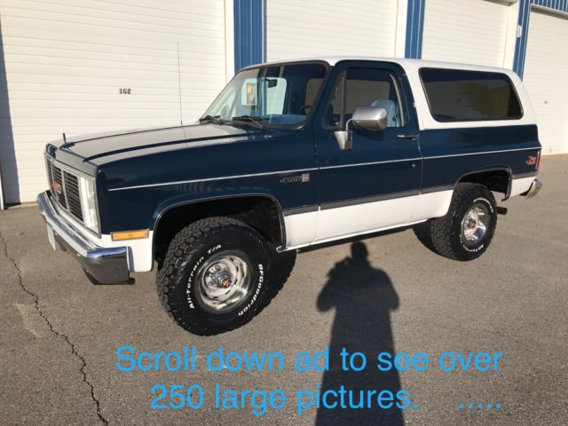 1987 GMC Jimmy Sierra Classic SILVERADO K5 BLAZER chevy truck - photo 2