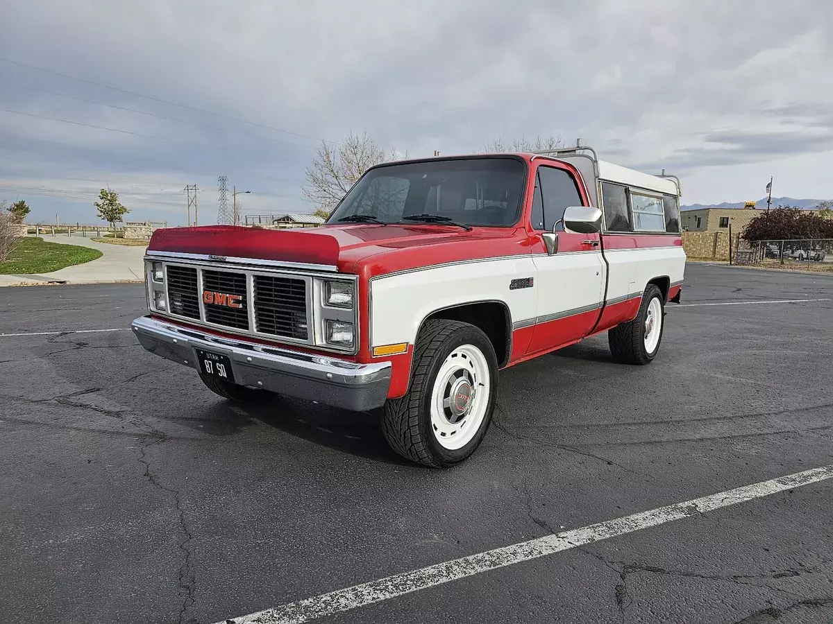 1987 GMC R25 Conventional Pickup Red R2500 1987 GMC Sierra 2500 R2500