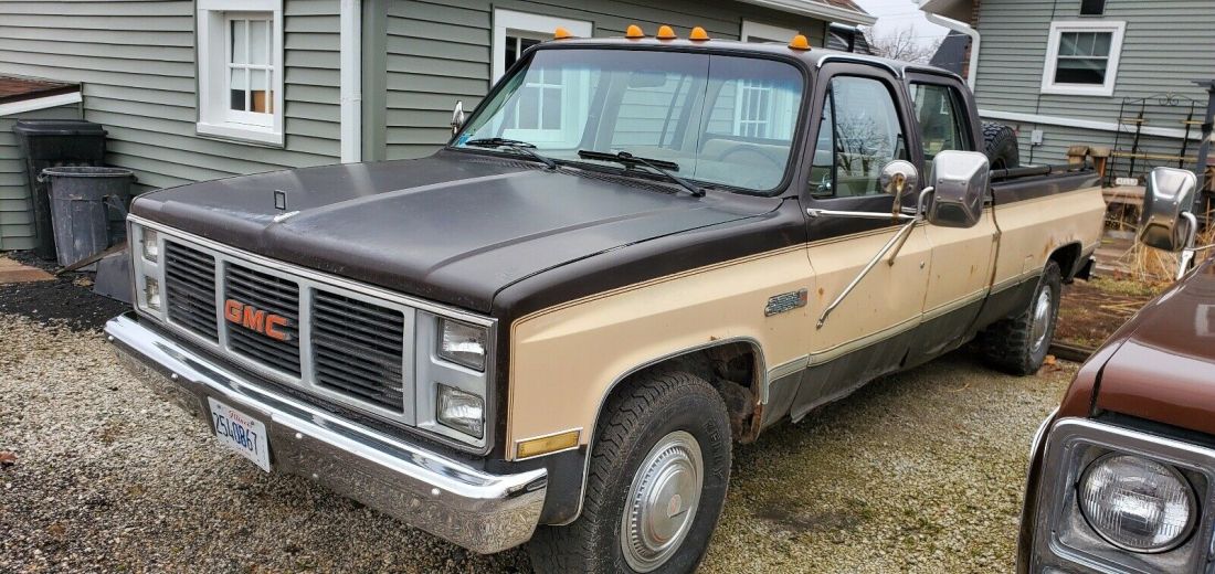 1987 GMC R2500 Pickup Brown RWD Automatic R2500 1987 GMC R2500 R2500
