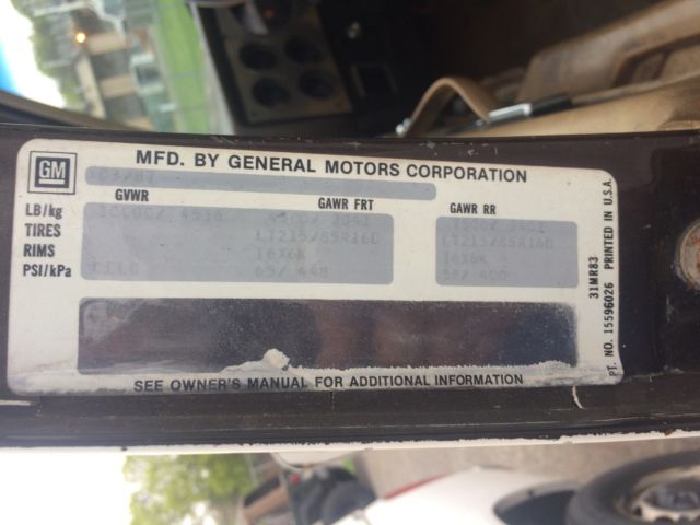 1987 GMC Sierra 3500 Sierra Classic 3+3 - photo 10