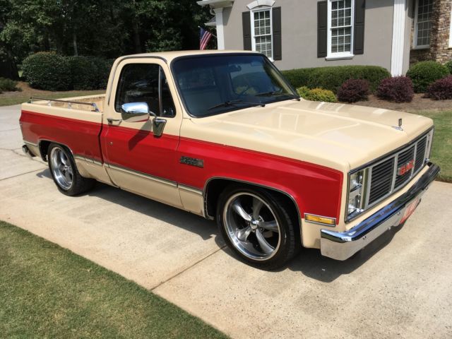 1987 GMC Sierra Classic R10 C10 Squarebody Lowered COLD AIR Overdrive 20" Boss 1987 GMC R1500 Sierra Classic