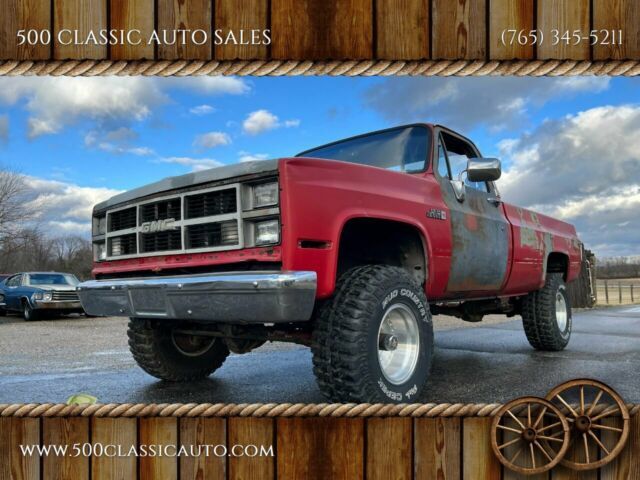 1987 GMC V1500 2dr 4WD, LB Pickup Truck, Chevrolet 350, 700R, AC, DRIVES, 1987 GMC R/V 1500 Series V1500 2dr 4WD Standard Cab LB