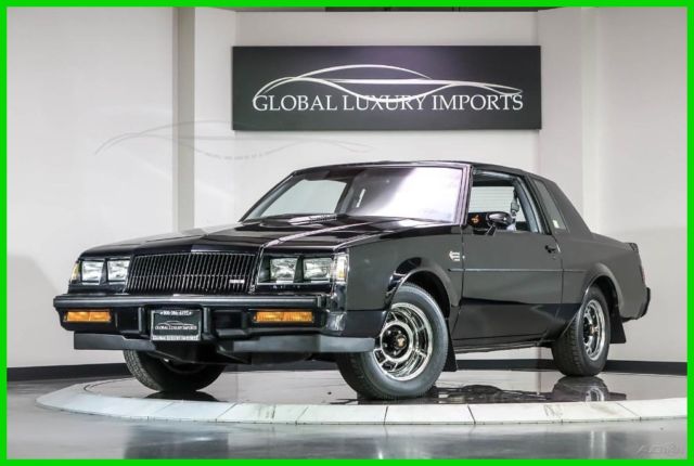 1987 Grand National Turbo Used Turbo 3.8L V6 12V Automatic RWD Coupe 1987 Buick Regal