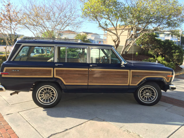 1987 Grand Wagoneer - Deep Night Blue/Tan - Motor rebuilt 23k miles ago 1987 Jeep Wagoneer Faux Woodgrain