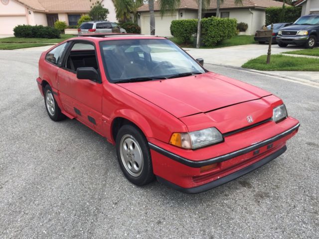 1987 Honda Civic CRX Si 1987 Honda CRX Si