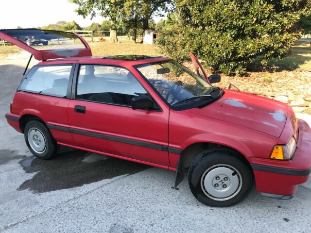 1987 Honda Civic Si Hatchback 1987 Honda Civic Black