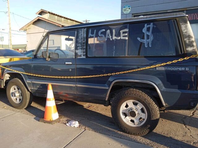1987 Isuzu Trooper SUV Blue 4WD Manual II 1987 Isuzu Trooper II