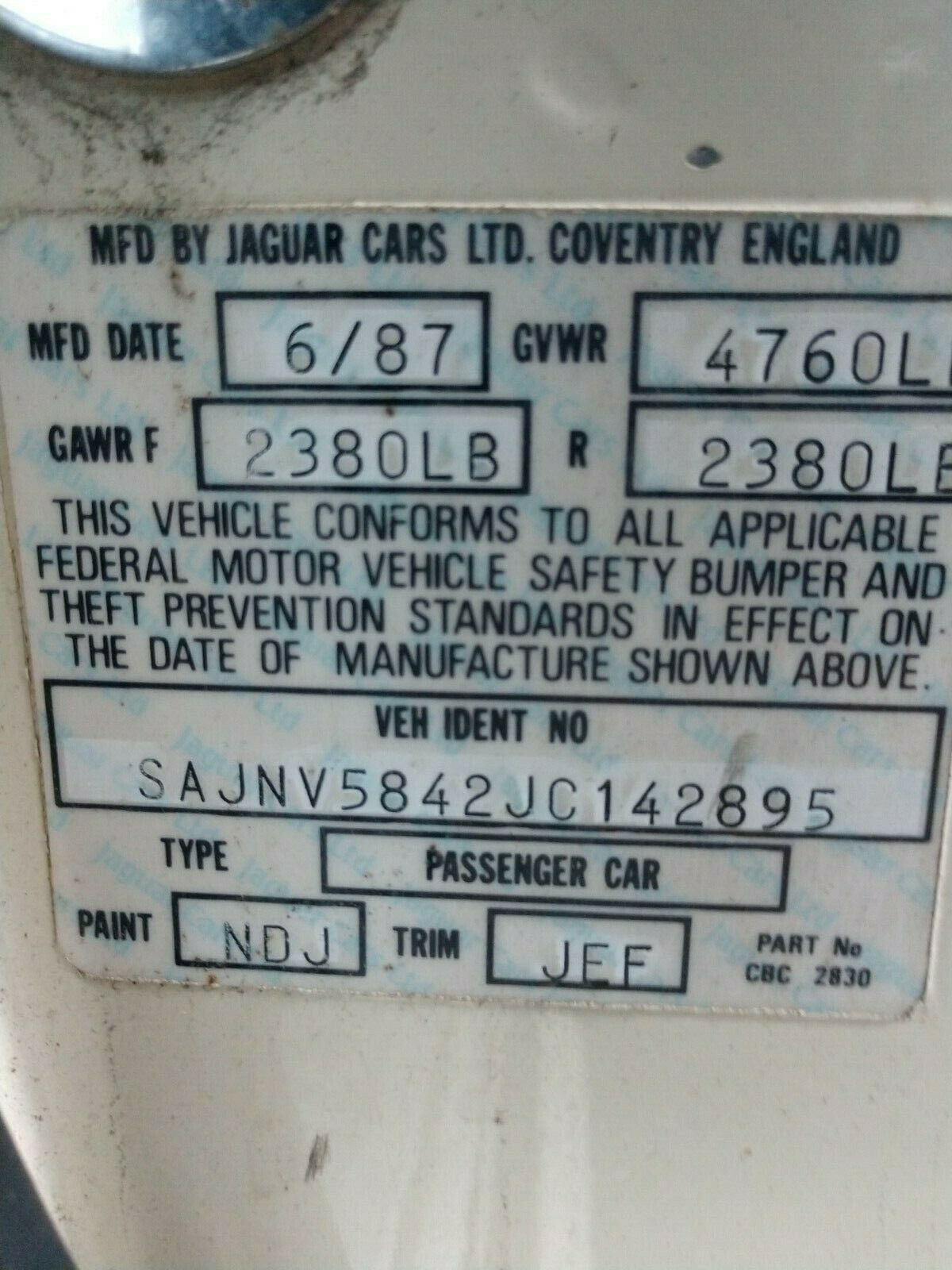 1987 Jaguar XJS - photo 13