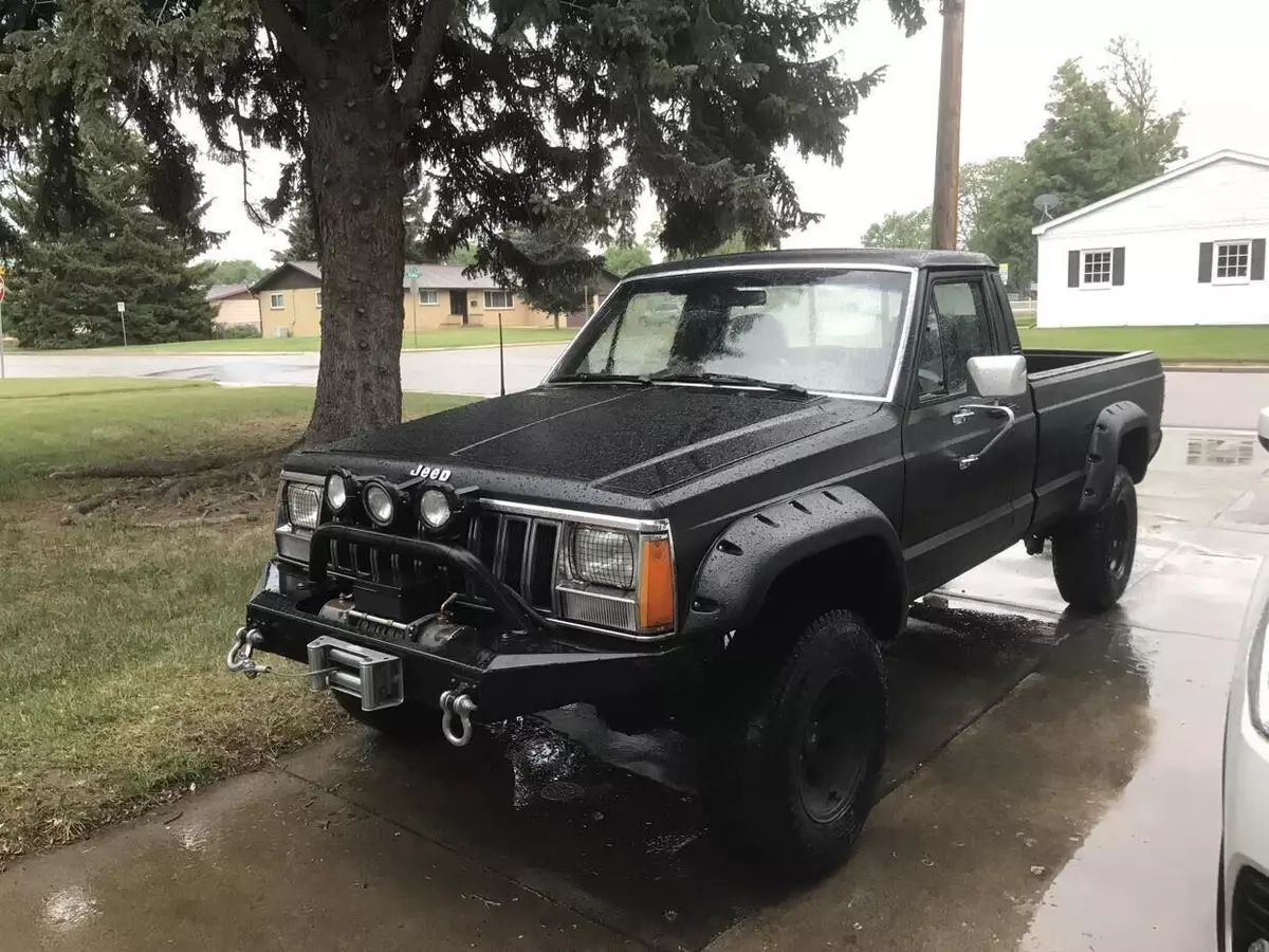 1987 Jeep Comanche Pickup Black lifted 4x4 1987 Jeep Comanche lifted 4x4