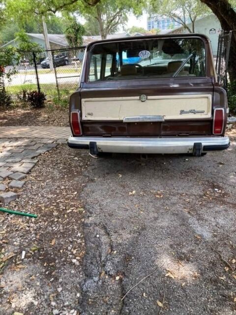 1987 Jeep Grand Wagoneer SUV Brown 4WD Automatic 1987 Jeep Grand Wagoneer
