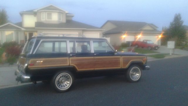 1987 jeep grand wagoneer woodie wagon 1987 Jeep Wagoneer grand waggoner