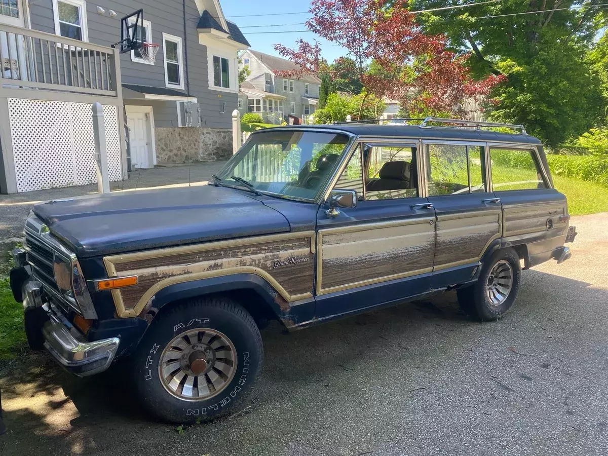1987 Jeep Wagoneer Blue 1987 Jeep Wagoneer