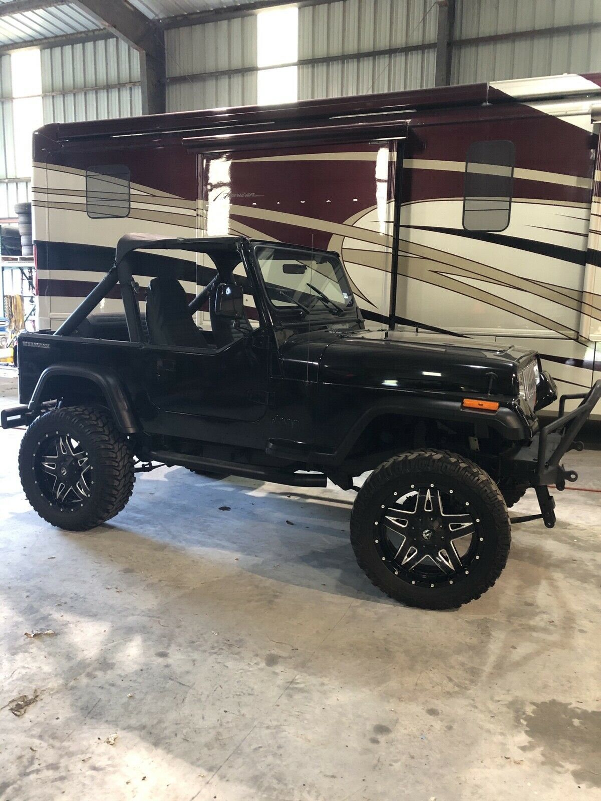 1987 Jeep Wrangler SUV Black 4WD Manual LAREDO 1987 Jeep Wrangler LAREDO