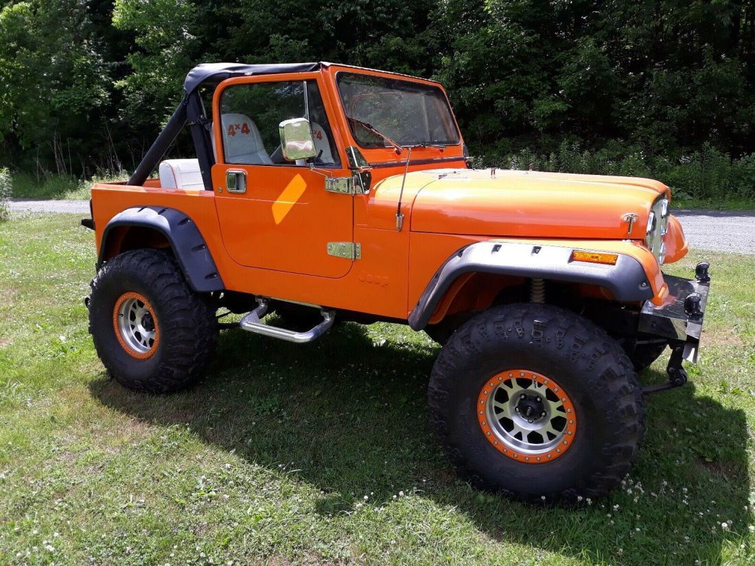 1987 Jeep Wrangler SUV Orange 4WD Manual 1987 Jeep Wrangler