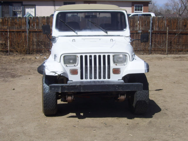 1987 Jeep Wrangler YJ 4WD 258 4.2 6 cyl Original 1987 Jeep Wrangler