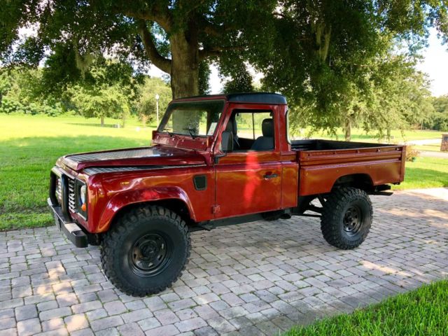 1987 Land Rover Defender 110 LDHH HC PU Turbo Truck 1987 Land Rover Defender 110 Pickup