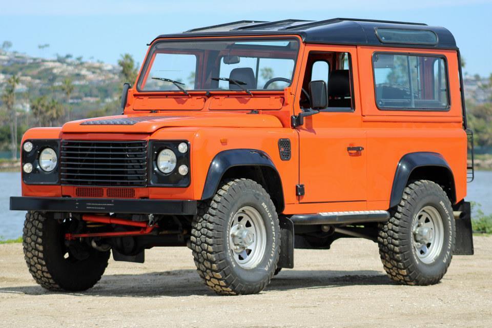 1987 Landrover Defender 90 280,261 Miles Orange 2.5 Manual 1987 Landrover Defender 90