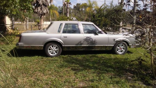 1987 Lincoln Towncar Cartier 1987 Lincoln Town Car Leather