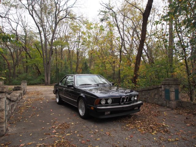 1987 M6 Royal Blue 1987 BMW 6-Series
