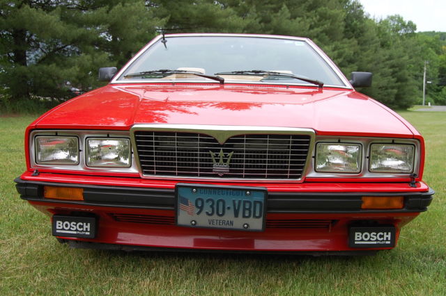 1987 Maserati BiTurbo Spyder Red/Tan 5 Speed. Very Nice!! - photo 2