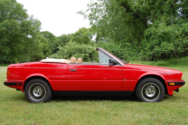 1987 Maserati BiTurbo Spyder Red/Tan 5 Speed. Very Nice!! - photo 8