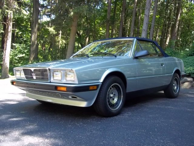 1987 Maserati Convertible 1987 Maserati Convertible