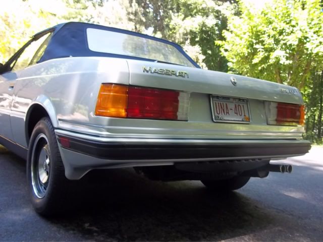1987 Maserati Convertible - photo 4