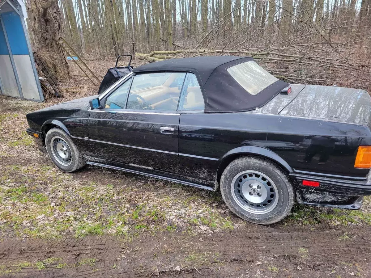 1987 Maserati Spyder Convertible Black 1987 Maserati Spyder