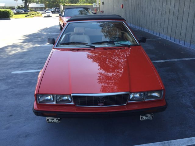 1987 Maserati ZAGATO biturbo cabrio 1987 Maserati Spyder