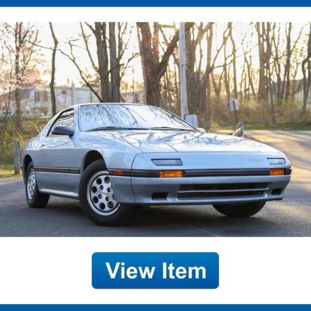 1987 Mazda RX-7 1 OWNER 13K Collectible mi California CARFAX Video! 1987 Mazda RX-7 1 OWNER 13K True Collectible mi California CARFAX